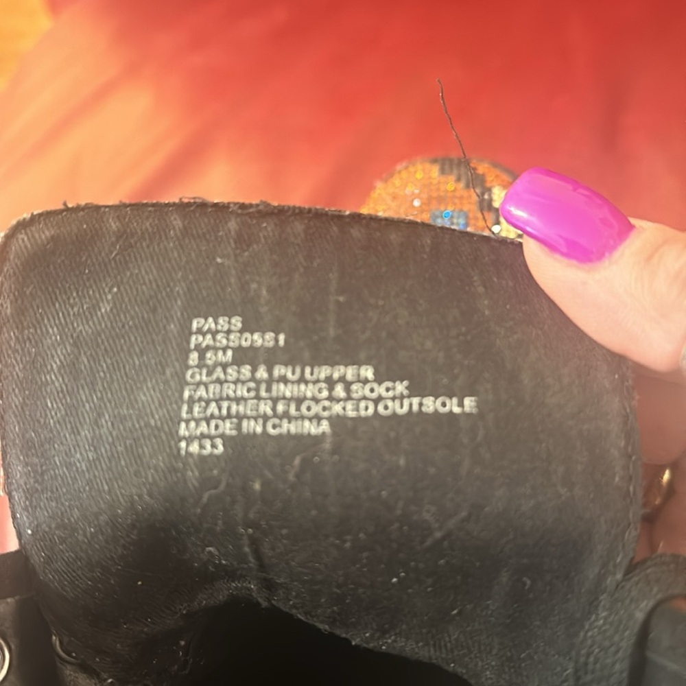 Steve Madden Sequence Boots Unzips From The Back - image 5